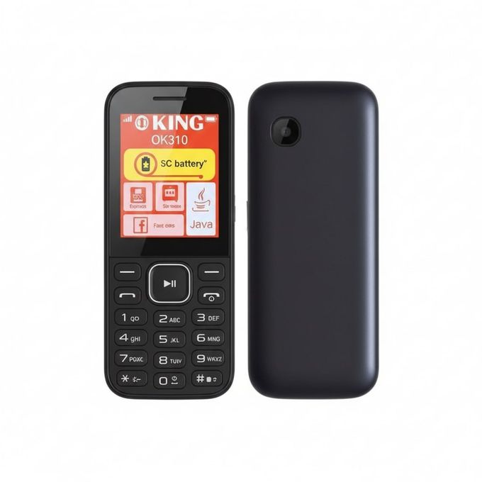 Oking OK310, 1.7" Wireless FM, Bright Torch, 1000mAh, Tri SIM, 2G - Black 1 Oking OK310, 1.7" Wireless FM, Bright Torch, 1000mAh, Tri SIM, 2G - Black