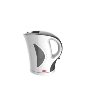 VON 1.7L Cordless Kettle, 2200W - White/Black (1 Year Warranty)