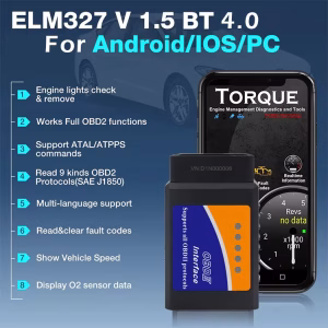 ELM327 V 1.5 BT 4.0 For Android/iOS/PC