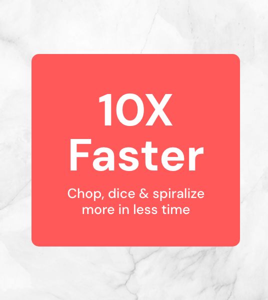 Fullstar 4-in-1 Pro Vegetable Chopper & Spiralizer 7 10X Faster