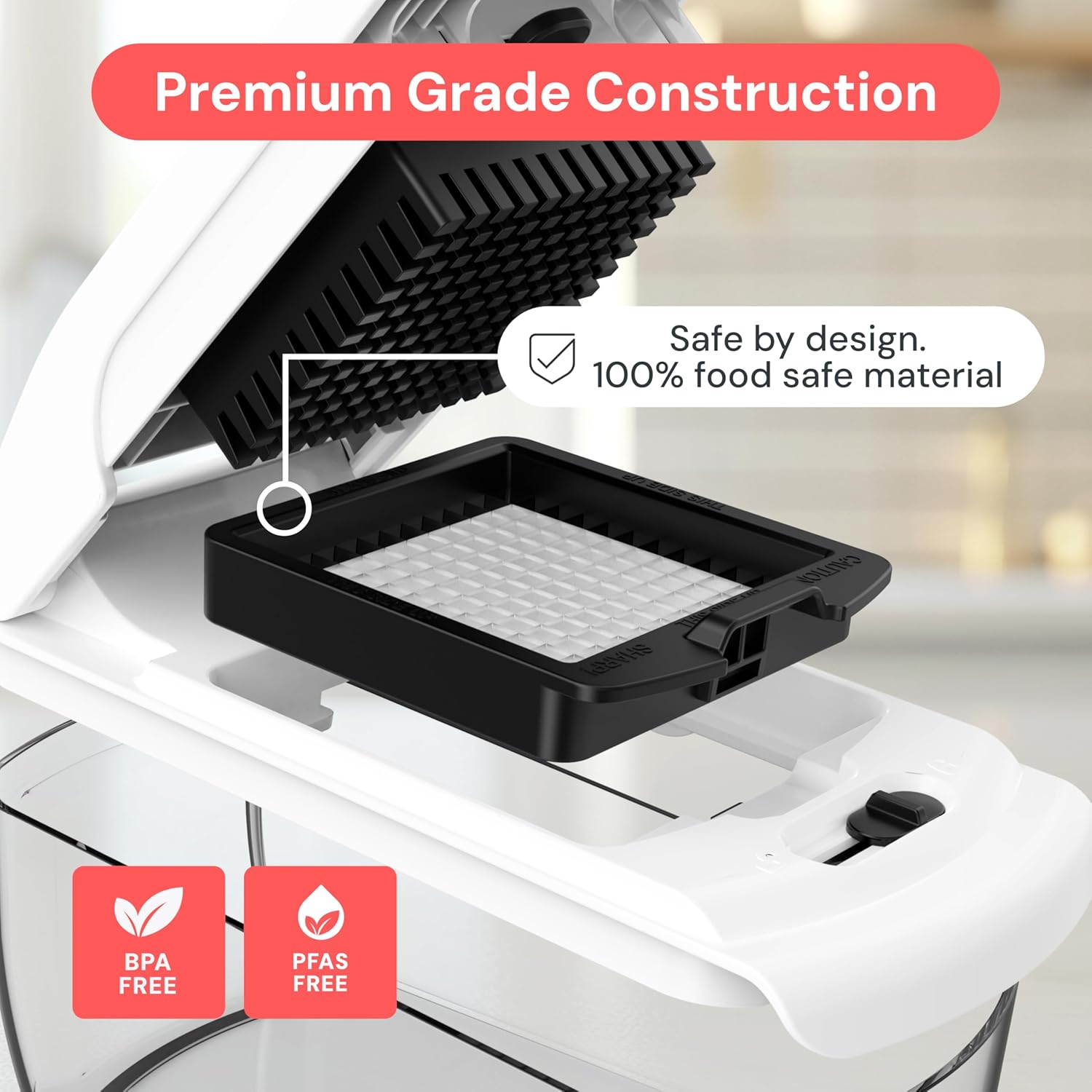 Fullstar 4-in-1 Pro Vegetable Chopper & Spiralizer 3 Premium Grade Construction