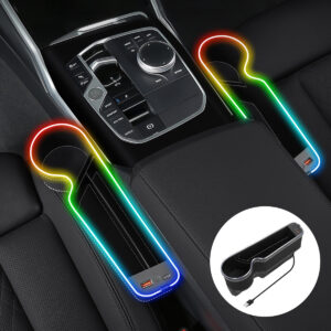 Premium RGB LED Car Seat Gap Storage Box - Universal Fit Nairobi