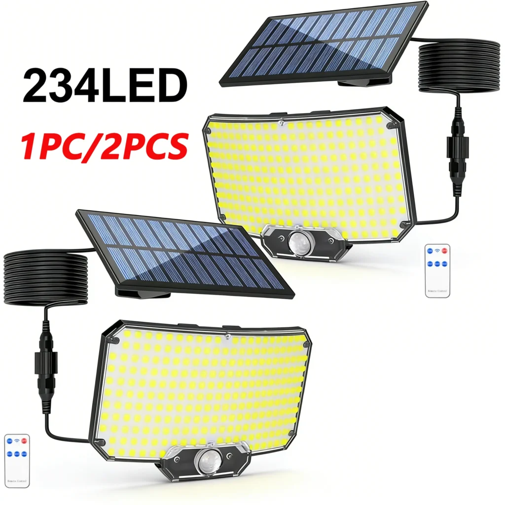 Motion sensor solar floodlight for Kenyan homes