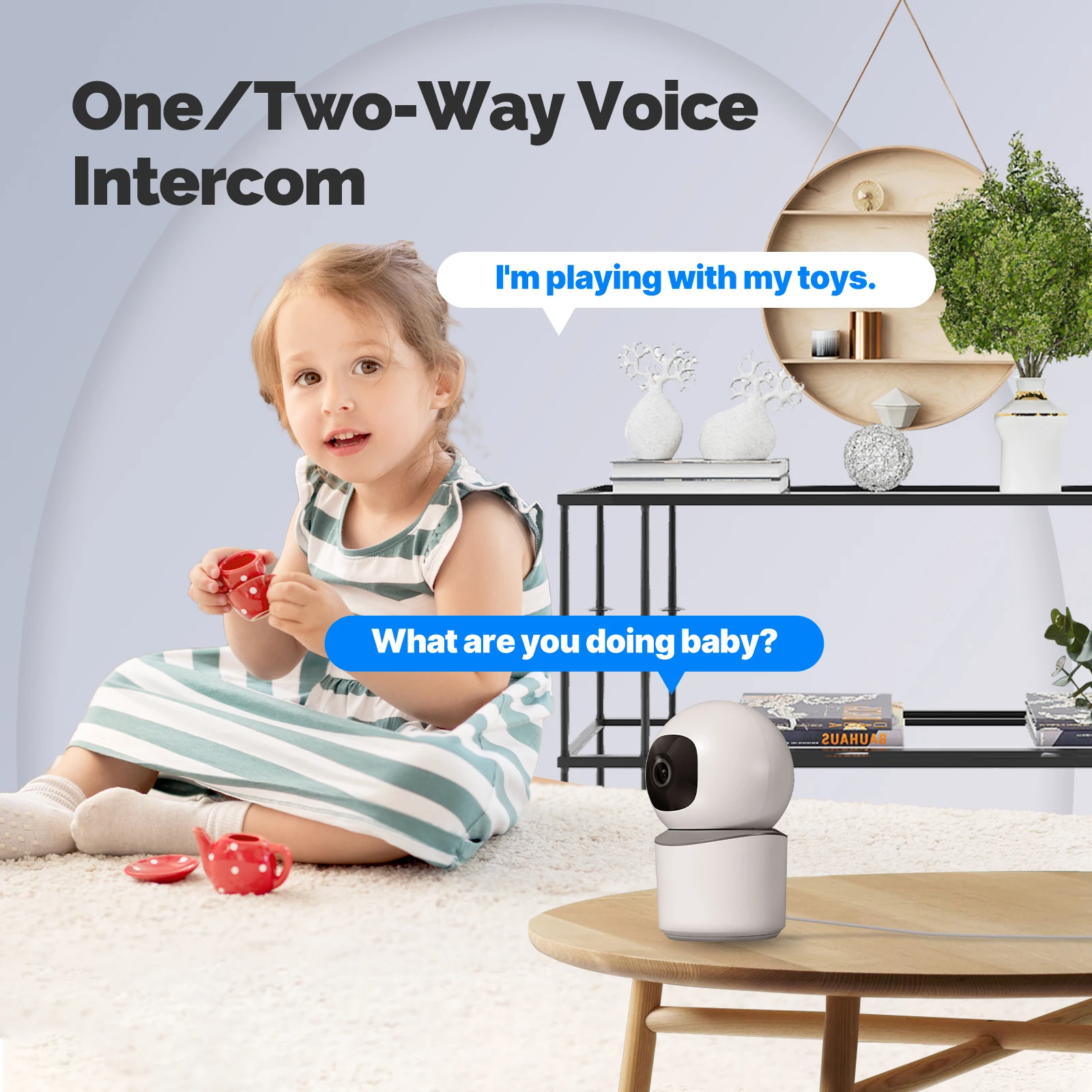 MOES 3MP WiFi Indoor Security Camera Kenya with Pan/Tilt, Motion Tracking and Night Vision 5 MOES 3MP WiFi Indoor Security Camera Kenya with Pan/Tilt, Motion Tracking and Night Vision - Image 5