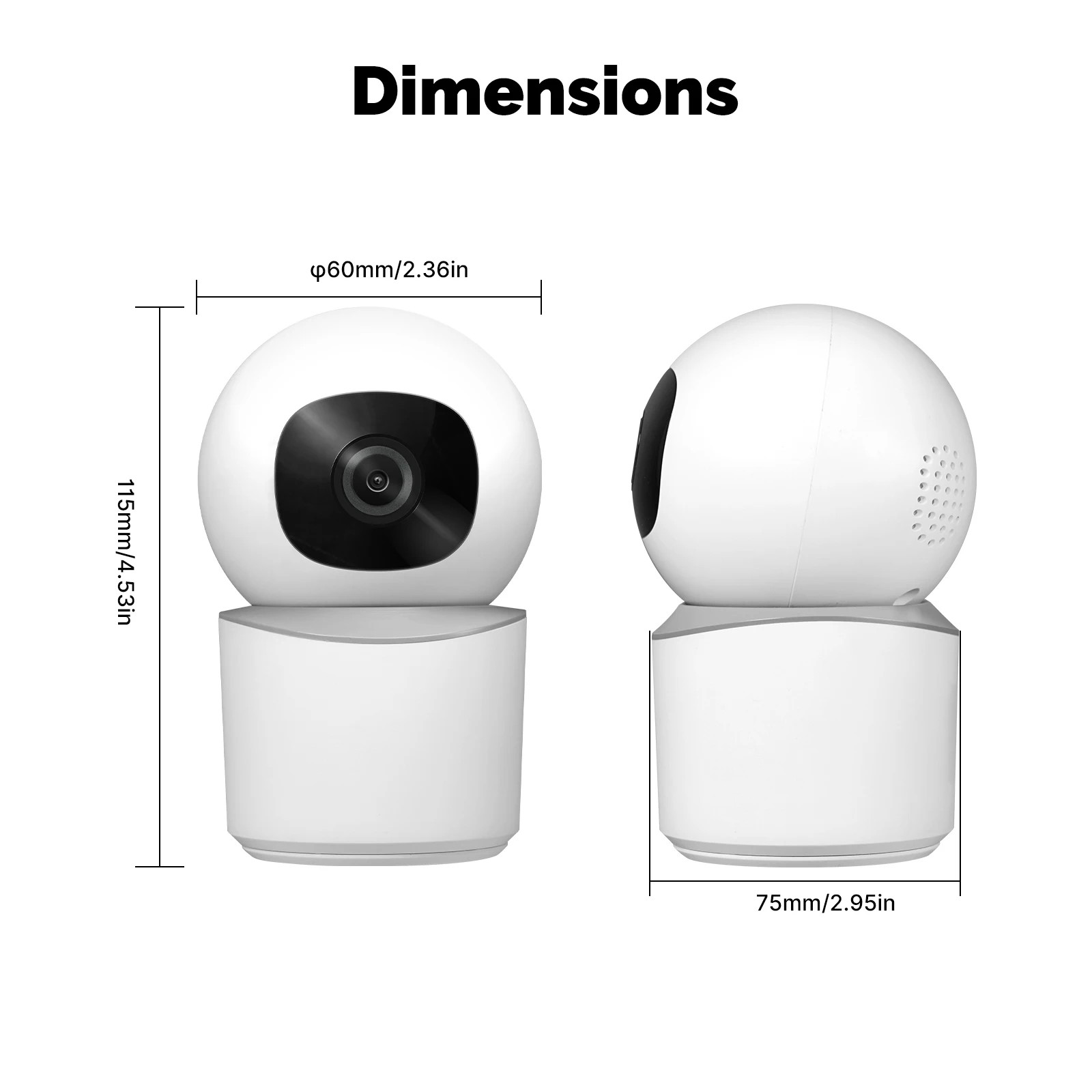 MOES 3MP WiFi Indoor Security Camera Kenya with Pan/Tilt, Motion Tracking and Night Vision 2 MOES 3MP WiFi Indoor Security Camera Kenya with Pan/Tilt, Motion Tracking and Night Vision - Image 2
