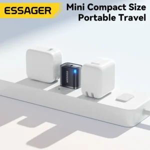 Essager 30W GaN USB-C PD Super Fast Charger (UK 3-Pin Plug)