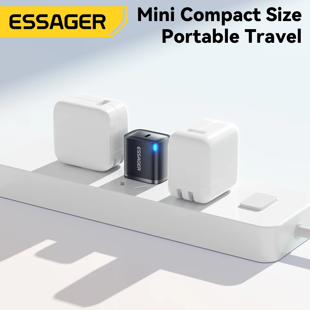 Essager 30W GaN USB-C PD Super Fast Charger (UK 3-Pin Plug)