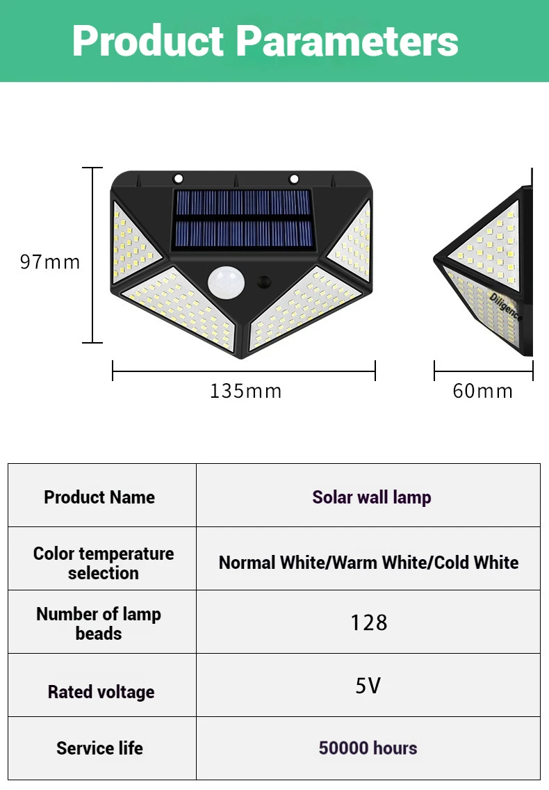 Solar Motion Sensor Wall Light Kenya – Zedify SolarGuard 128 LED 5 Solar Motion Sensor Wall Light Kenya – Zedify SolarGuard 128 LED - Image 5
