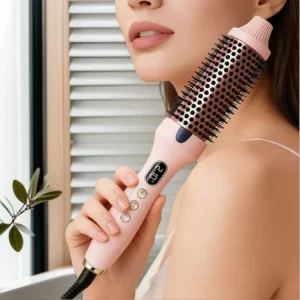 Premium 1.25-Inch Heated Thermal Volume & Curling Brush