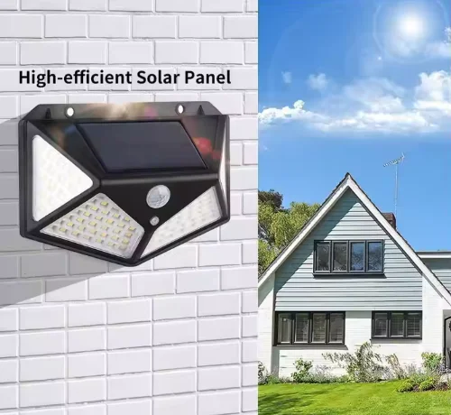 Solar Motion Sensor Wall Light Kenya – Zedify SolarGuard 128 LED